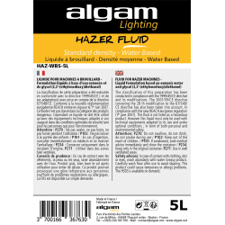 Algam Lighting HAZ-WBS-5L Standard Densitet Dis/Haze Vske (5 liter)  