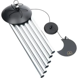 Meinl Sonic Energy MMC32S Moon Meditation Chimes (80 Cm, 432 Hz, Rund Bue, S�lv) 