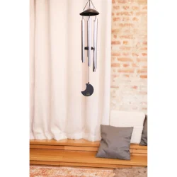 Meinl Sonic Energy MMC32S Moon Meditation Chimes (80 Cm, 432 Hz, Rund Bue, S�lv) 