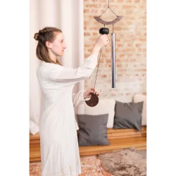 Meinl Sonic Energy MMC35S Moon Meditation Chimes (88 Cm, 432 Hz, Buet Oph�ng, S�lv)