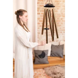 Meinl Sonic Energy MMC44B Moon Meditation Chimes (110 Cm, 432 Hz, Rund Bue, Bronze)