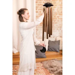 Meinl Sonic Energy MMC44B Moon Meditation Chimes (110 Cm, 432 Hz, Rund Bue, Bronze)