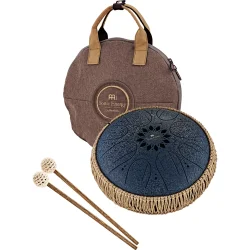 Meinl Sonic Energy MOSTD2NB Medium Octav Steel Tongue Drum, C Minor, 8 Toner, 432 Hz