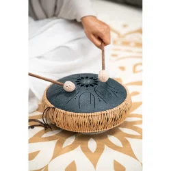 Meinl Sonic Energy MOSTD2NB Medium Octav Steel Tongue Drum, C Minor, 8 Toner, 432 Hz