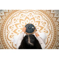 Meinl Sonic Energy MOSTD2NB Medium Octav Steel Tongue Drum, C Minor, 8 Toner, 432 Hz