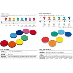 Suzuki MP-6C 6 stk Musik Chord Puder (6 akkorder i C-dur)