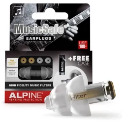 Alpine Musicsafe repropper 19/22dB Dmpning inkl. opbevaringsetui (2stk + 2x 2stk filtre) 