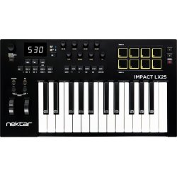 Nektar Impact LX25mk3 MIDI Keyboard Controller m/25 anslagsf�lsomme synth action tangenter