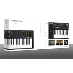 Nektar Impact LX49mk3 MIDI Keyboard Controller m/49 anslagsf�lsomme synth action tangenter