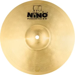 NINO Percussion NINO-BR254 H�ndholdt March B�kken �25cm (enkelt, messing) inkl. BR4 l�derstrop