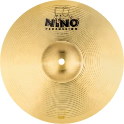 NINO Percussion NINO-BR25 H�ndholdt March B�kken Par �25cm (2 stk, messing) inkl. BR4 l�derstropper