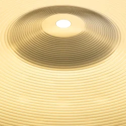 NINO Percussion NINO-BR305 H�ndholdt March B�kken �30cm (enkelt, messing) inkl. BR6 l�derstrop