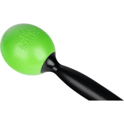 NINO Percussion NINO575GG Maracas Par 20cm (2 stk, st�bt ABS, gr�s gr�n)