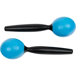 NINO Percussion NINO575SB Maracas Par 20cm (2 stk, st�bt ABS, himmelbl�)