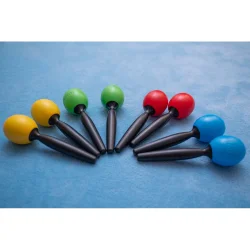 NINO Percussion NINO575GG Maracas Par 20cm (2 stk, st�bt ABS, gr�s gr�n)