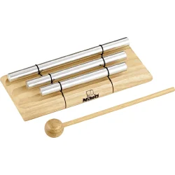 NINO Percussion NINO580 3-i-1 Energiklokke m/3 klokker (natural) inkl. k�lle 