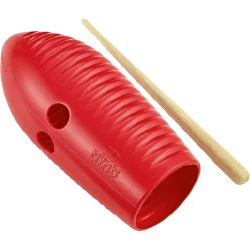 NINO Percussion NINO581R Mini G�iro (r�d) inkl scraper