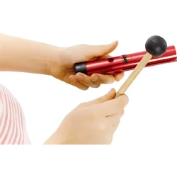 NINO Percussion NINO602R Wha-Wha Tube (aluminum, r�d) inkl. k�lle