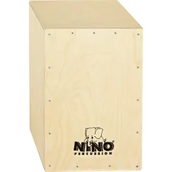 NINO Percussion NINO952 Cajon 45cm m/skridsikre gummif�dder (baltisk birketr�, natural)