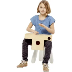 NINO Percussion NINO953 T-Formet Slaptop Cajon (baltisk birketr�, natural)