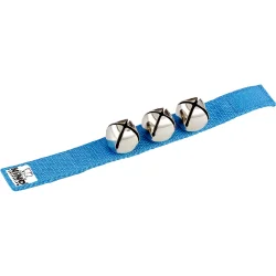 NINO Percussion NINO961B Bj�lde Armb�nd m/velcrolukning (23cm, 3 bj�lder, bl�)