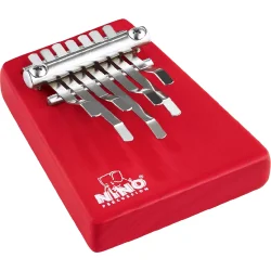 NINO Percussion NINO964R Medium St�rrelse Solid Kalimba 7 Noder (Radiata Fyr - R�d)
