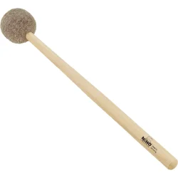 NINO Percussion NINO970 Percussion K�lle m/stort filthoved (medium h�rd, 25cm, hvid b�g)