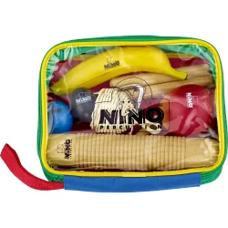 NINO Percussion NINOSET4 Blandet Rytme S�t (til 8 b�rn) inkl. taske