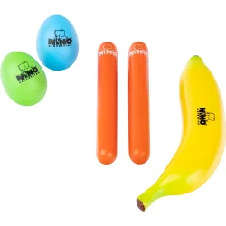 NINO Percussion NINOSET7 Blandet Rytme S�t (til 4 b�rn) 