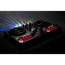 Numark Party Mix III 2-deck DJ Controller m/Lysshow, Stems-kontrol &amp; Bluetooth MIDI