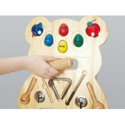 Suzuki NYR-03 Nakayoshi Sjov Rytme Panda m/tamburin, rytme�g, guiro, maracas, triangel, kastanetter