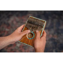 Ortega OKB30TH-JF 30rs Jubilums Serien Lydhul Kalimba C Dur 17 Noder (Jellyfish) inkl. tilbehr