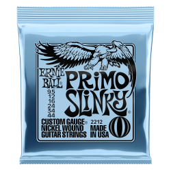 Ernie Ball 2212 Primo Slinky Nickel Wound 9,5-44 Elektrisk Guitar Strenges�t 