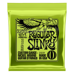 Ernie Ball 2221 Regular Slinky Nickel Wound 10-46 Elektrisk Guitar Strengest