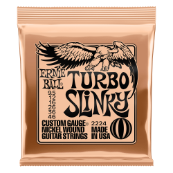 Ernie Ball 2224 Turbo Slinky Nickel Wound 9,5-46 Elektrisk Guitar Strenges�t 