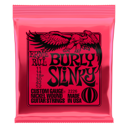 Ernie Ball 2226 Burly Slinky Nickel Wound 11-52 Elektrisk Guitar Strenges�t