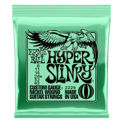 Ernie Ball 2229 Hyper Slinky Nickel Wound 8-42 Elektrisk Guitar Strenges�t