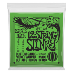 Ernie Ball 2230 12-String Slinky Nickel Wound 8-40 Elektrisk Guitar Strenges�t