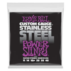 Ernie Ball 2245 Stainless Steel Power Slinky 11-48 Elektrisk Guitar Strenges�t