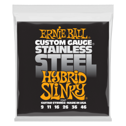 Ernie Ball 2247 Stainless Steel Hybrid Slinky 9-46 Elektrisk Guitar Strenges�t