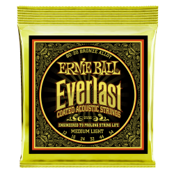 Ernie Ball 2556 Everlast 80/20 Bronze Medium Light 12 - 54 Western Guitar Strenges�t 