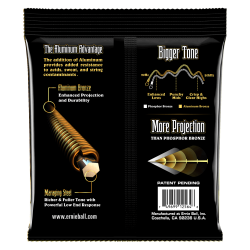 Ernie Ball 2564 Aluminum Bronze Medium 13-56 Western Guitar Strenges�t