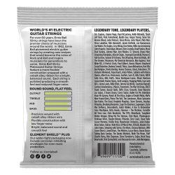 Ernie Ball 2591 Flatwound Regular Slinky 10-46 Elektrisk Guitar Strenges�t