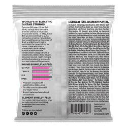 Ernie Ball 2593 Flatwound Super Slinky 9-42 Elektrisk Guitar Strenges�t