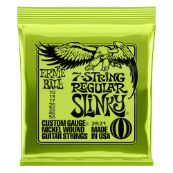 Ernie Ball 2621 7-String Regular Slinky Nickel Wound 10-56 Elektrisk Guitar Strenges�t