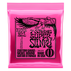 Ernie Ball 2623 7-String Super Slinky Nickel Wound 9-52 Elektrisk Guitar Strenges�t