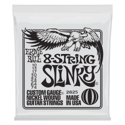 Ernie Ball 2625 8-String Slinky Nickel Wound 10-74 Elektrisk Guitar Strenges�t