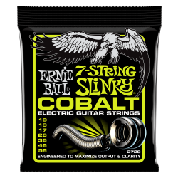 Ernie Ball 2728 7-String Cobalt Regular Slinky 10-56 Elektrisk Guitar Strenges�t