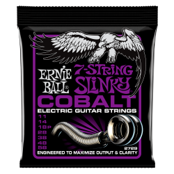 Ernie Ball 2729 7-String Cobalt Power Slinky 10-56 Elektrisk Guitar Strenges�t 