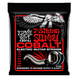 Ernie Ball 2730 7-String Cobalt Slinky Skinny Top 10-62 Elektrisk Guitar Strenges�t